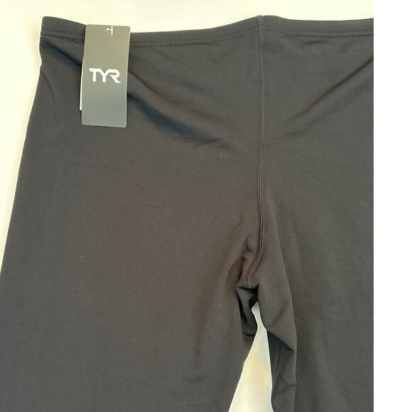 TYR Men's Standard Durafast One Jammer Swimsuit Shorts Black UPF Size 38 / XL - Picture 3 of 6